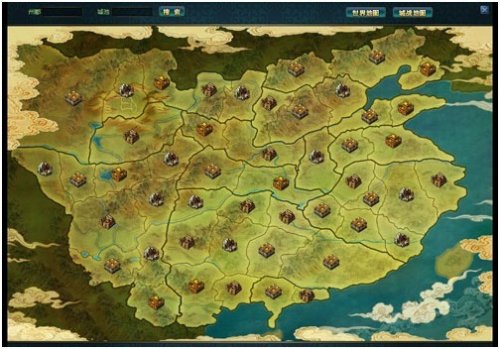 《三国战魂》slg城战地图图片