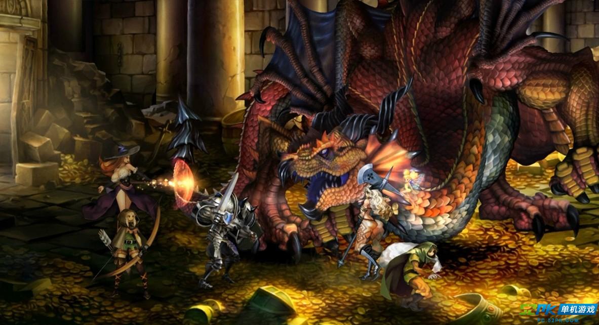 龙之王冠最新游戏截图欣赏 女战士狂砍禽兽