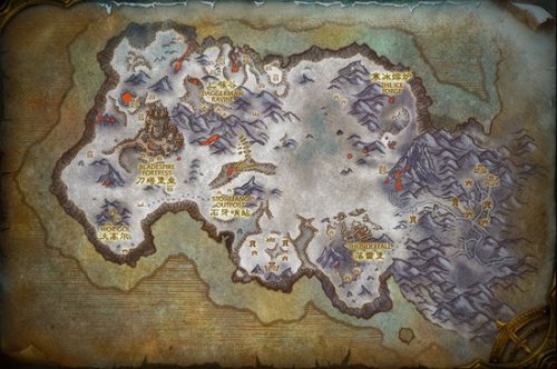 0德拉诺之王联盟也部落起始地图汉化版