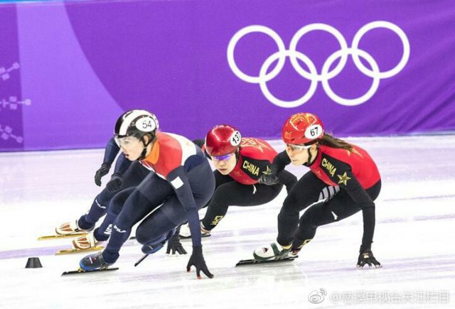 冬奥会中国女队打破纪录 顺利晋级3000米速滑接力决赛
