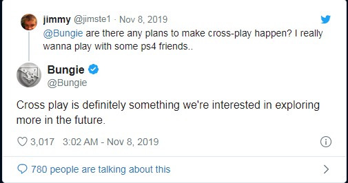《命运2》有望支持跨平台游玩 Bungie想进一步探索