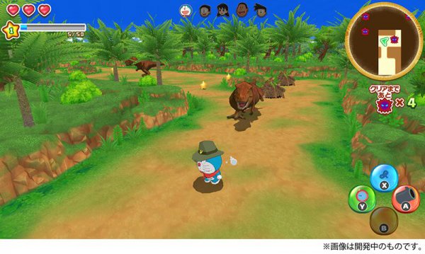 《哆啦A梦:大雄的新恐龙》首批游戏截图公布 玩法丰富
