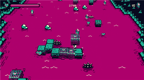 创意游戏《粉红河流》公开收获好评 漂流+搬箱子玩好不容易