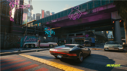《赛博朋克2077》新截图发布 驾驶爱车城内闲逛