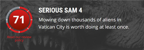 IGN 5分：《英雄萨姆4》游戏玩法单调 只是怪物多