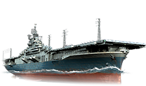 战舰世界美系航母模型图片展示