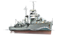 战舰世界美系驱逐舰模型图片展示
