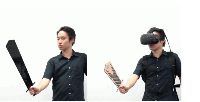 手柄即是武器 VR形状知觉感应技术实现