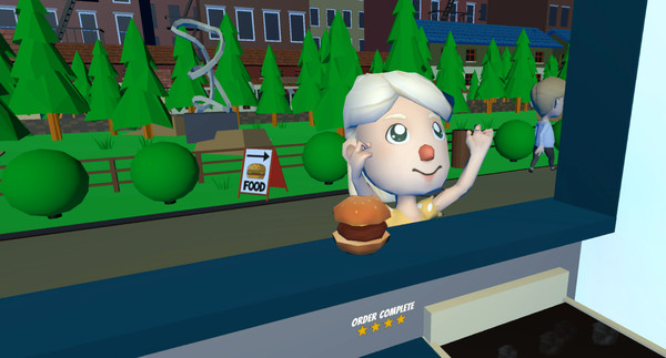 《快上菜VR》根据顾客的需求制作热狗汉堡