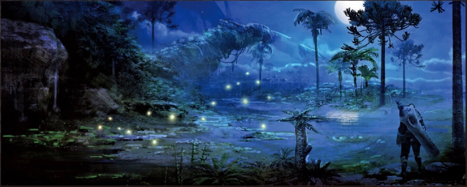 《怪物猎人：世界》超精美原画欣赏 古代树之森前瞻