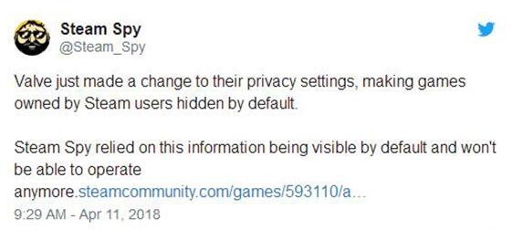 因Fb数据泄露事件影响 Steam开启隐私设置