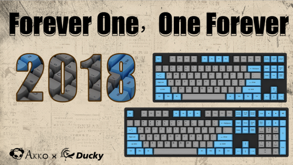 临!Akko Ducky One 2018汾