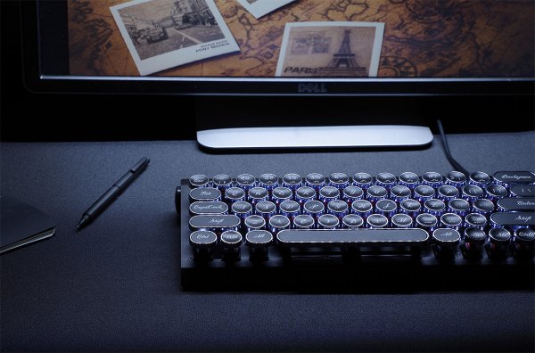 复古永不过时!Akko发布OS68打字机造型机械键盘