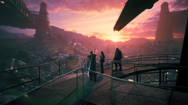 《最终幻想7：重制版》发布新预告 克劳德左拥右抱