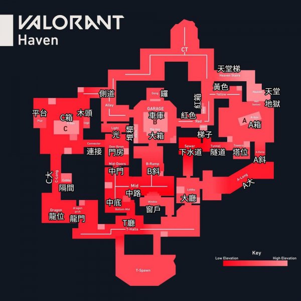 Valorant地图Haven点位一览