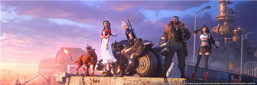《最终幻想7：重制版》发布全新网络会议背景图 精美绝伦