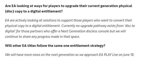 《麦登橄榄球21》暂不支持PS4实体升级PS5数字版 EA其他游戏暂未