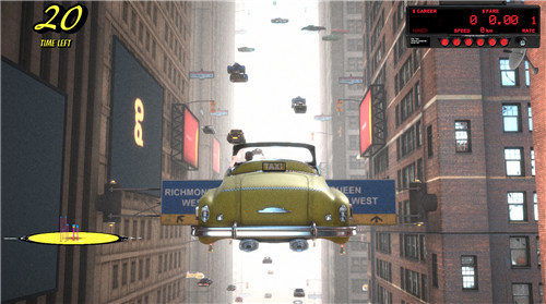 科幻飞行驾驶模拟器《万里高空出租车》即将在Steam发售