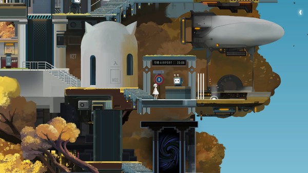 科幻风格2D平台解谜游戏《落叶城》试玩版现已上架Steam