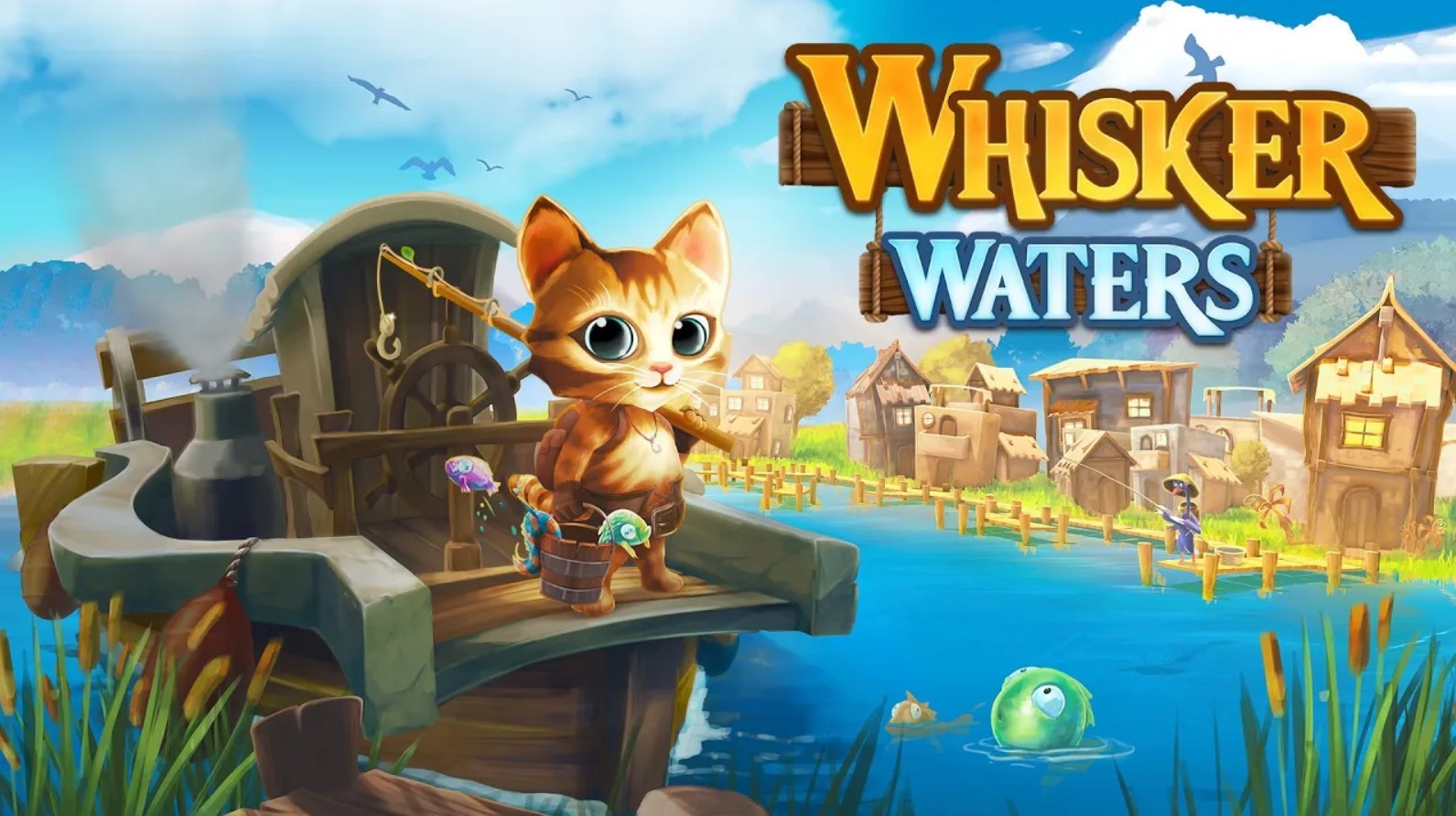 貓咪奇幻釣魚RPG游戲《胡須水域》公布