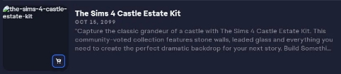 赢得社区投票后 《模拟人生4》城堡建造DLC即将推出