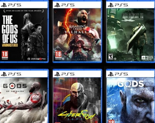 玩家脑洞大开：PS5游戏封面变成《战神》