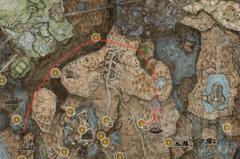  Eldenfahuan Louver Ancient Relics Map Fragments Access Route Sharing